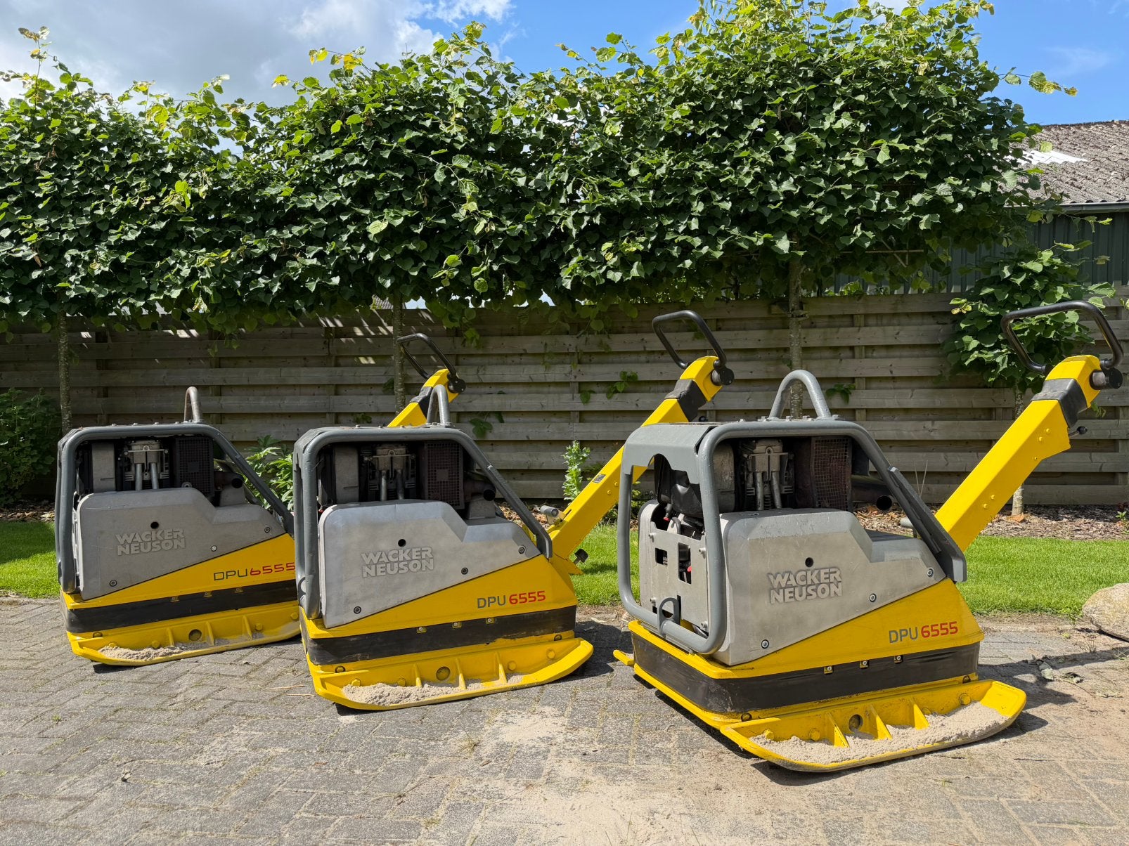 Wacker Neuson trilplaten te koop DPU 6555, Ophalen