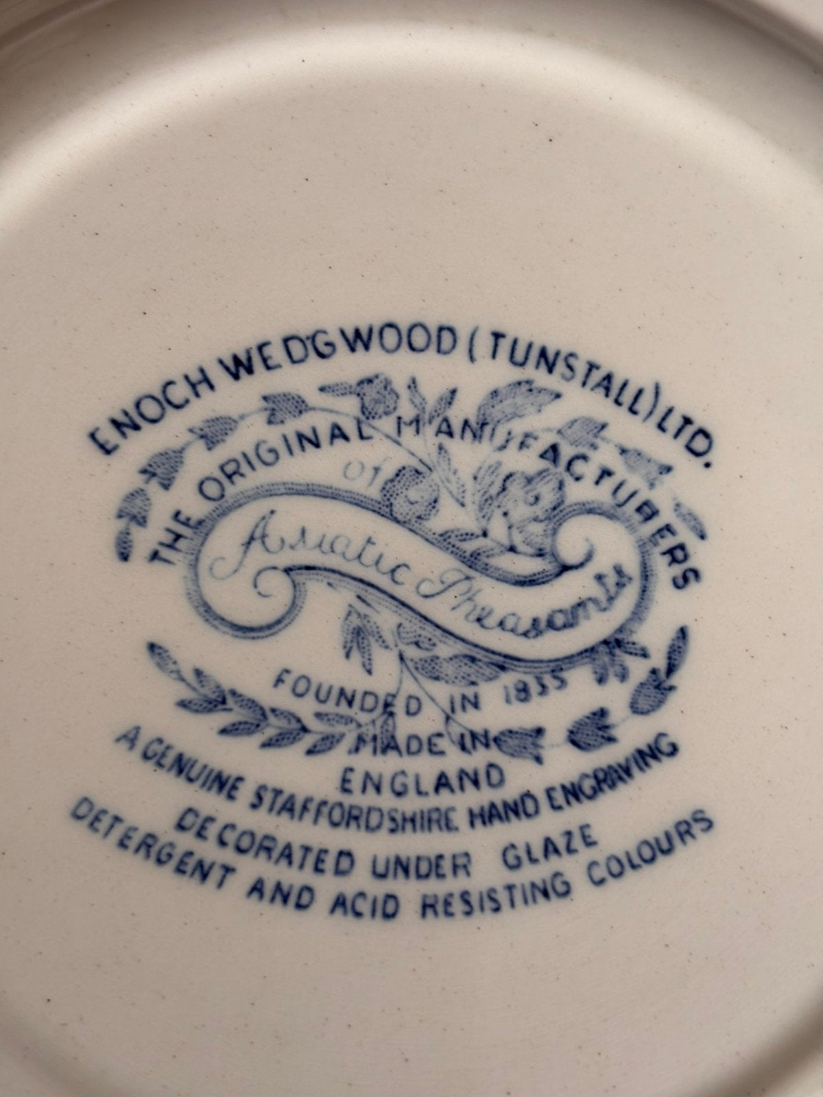 Engels vintage servies, Ophalen