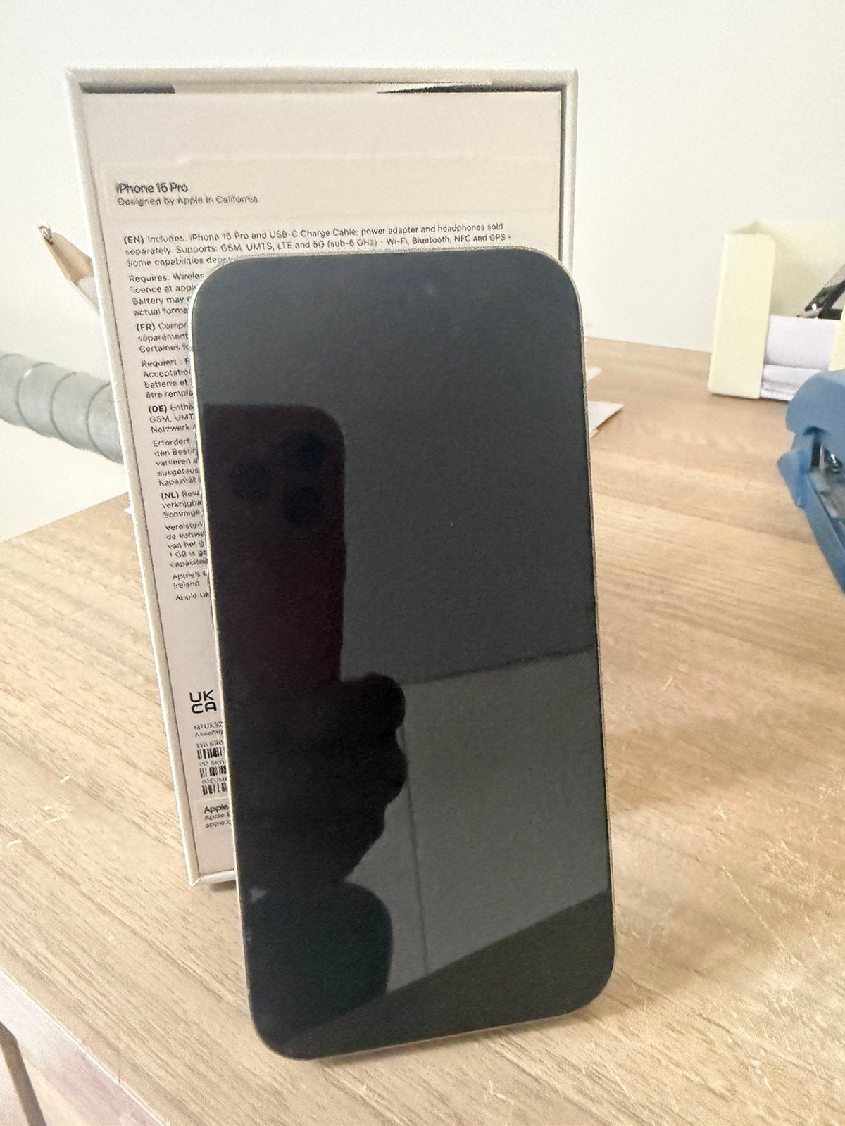 Iphone 15 pro, Telecommunicatie, Mobiele telefoons | Apple iPhone, 128 GB, Zwart, Ophalen of Verzenden, Zo goed als nieuw