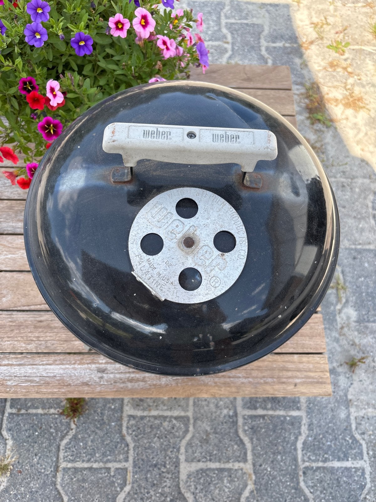 Weber BBQ Tafelmodel 34 cm, Ophalen, Gebruikt