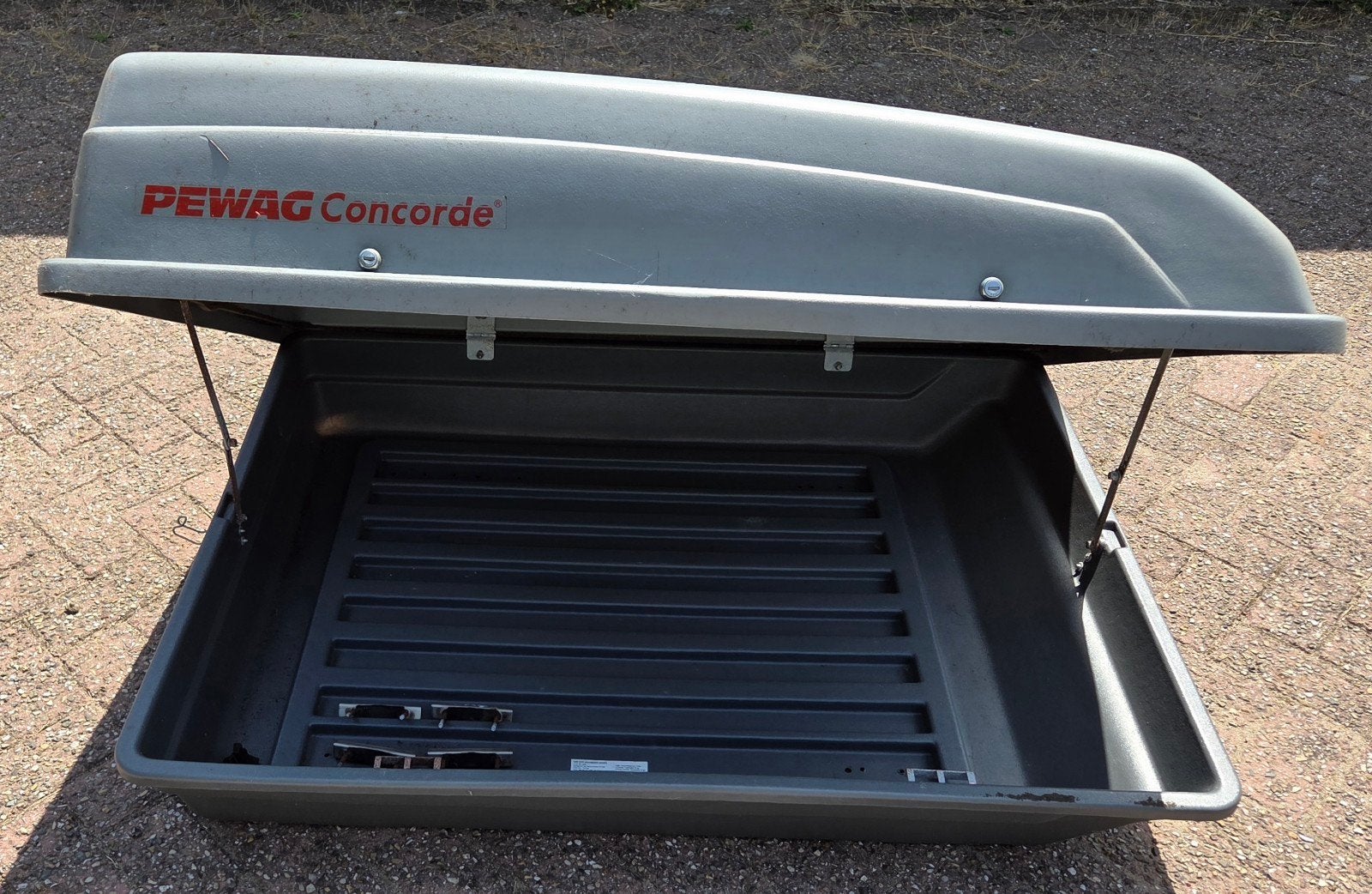 Pewag Concorde dakkoffer 129x96x40 cm voor imperiaal, Ophalen, Gebruikt