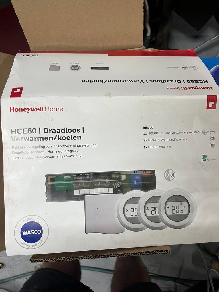 Honeywell home HCE80 complete set draadloos, Ophalen of Verzenden, Nieuw