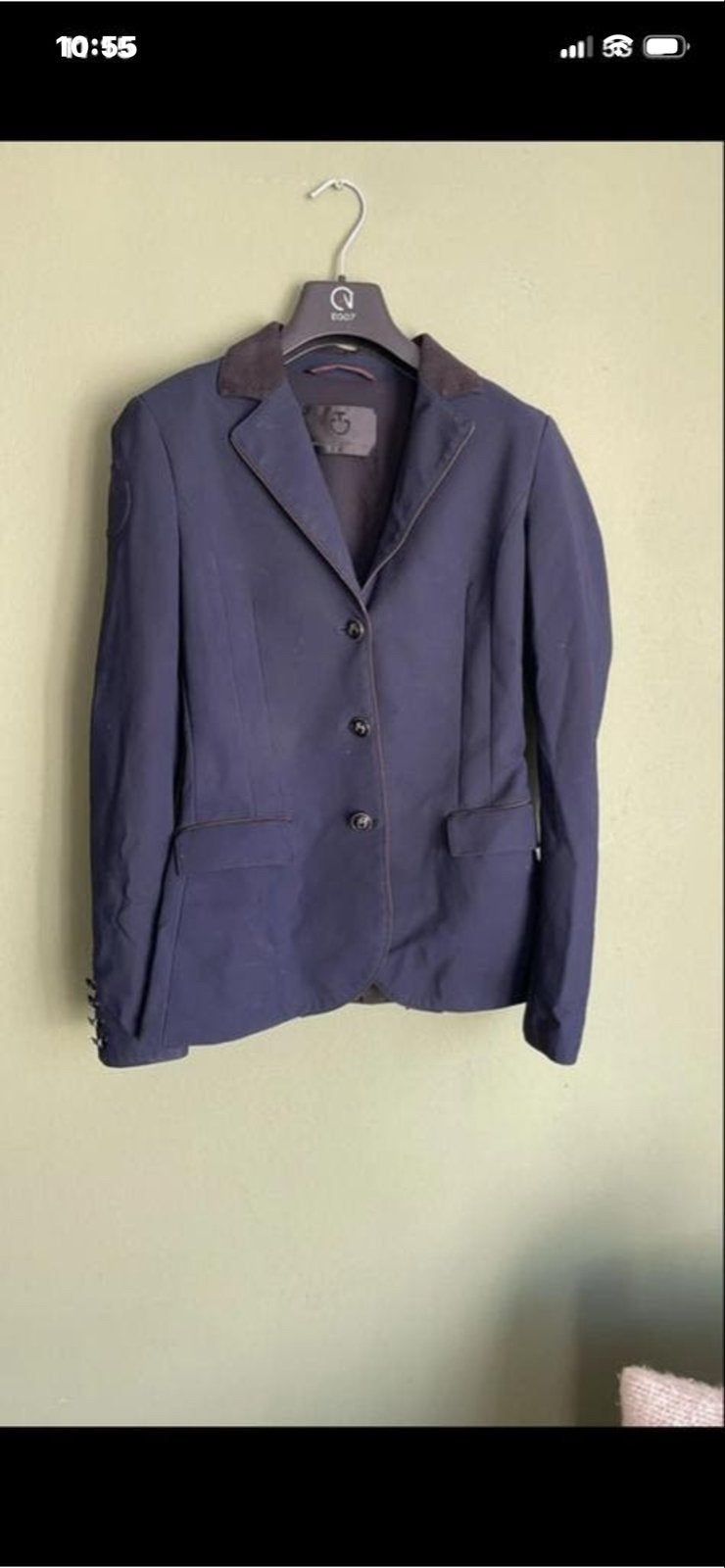 Cavalleria Toscana wedstrijdjasje IT 42, Blauw, Gebruikt, Dressuur, Overige merken