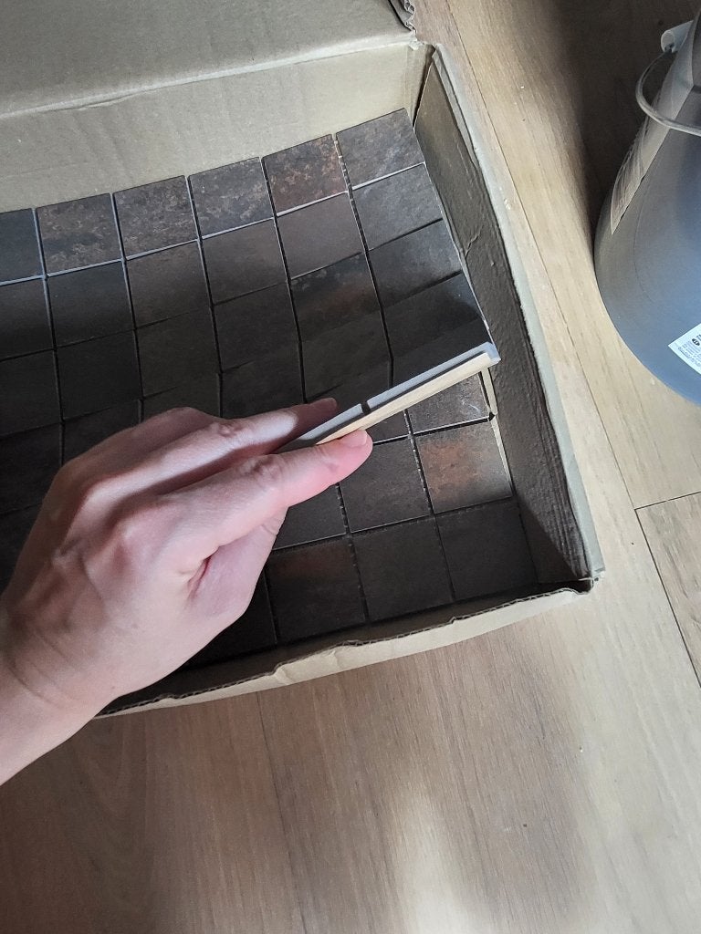 Mirava Mosaictegel Hornbach kleur: Glasgow Roest, Ophalen, Nieuw, Minder dan 20 cm, Minder dan 20 cm