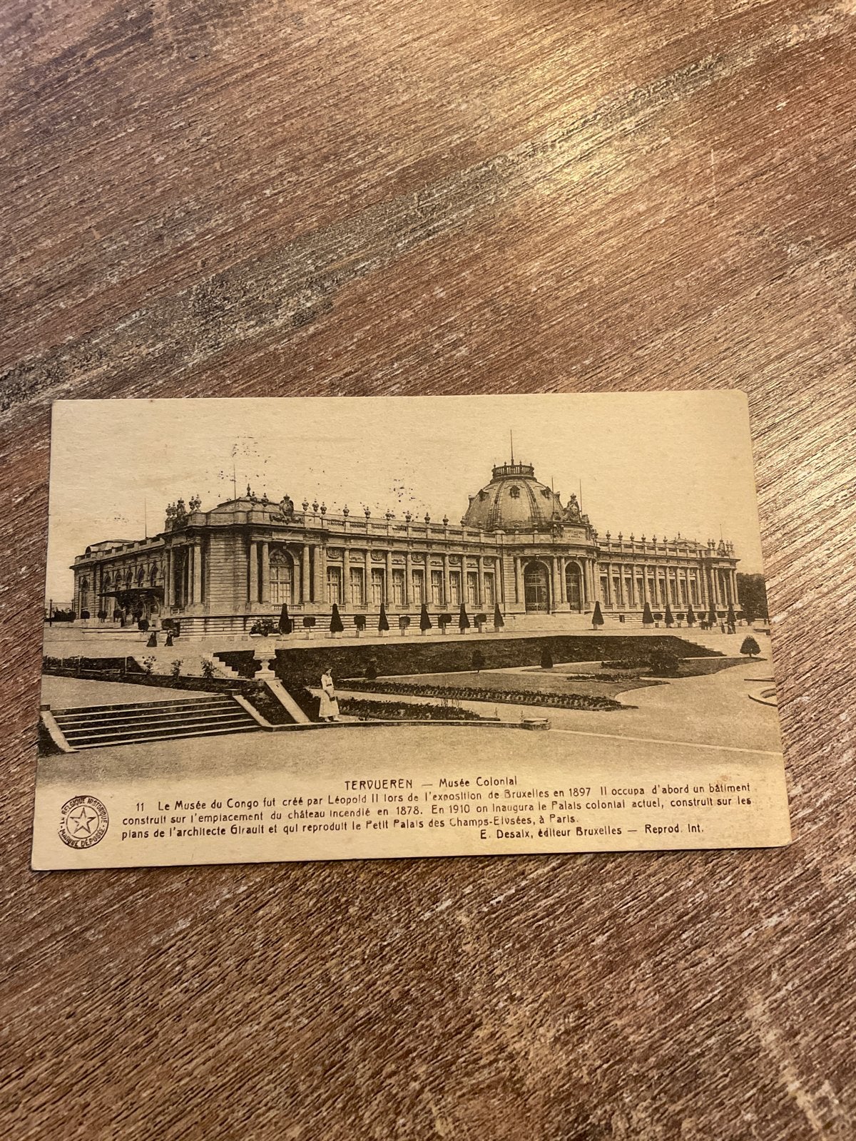 Oude postkaart Tervuren - Koninklijk Museum voor Midden-Afri, Ophalen of Verzenden, 1920 tot 1940, Gelopen, Vlaams-Brabant