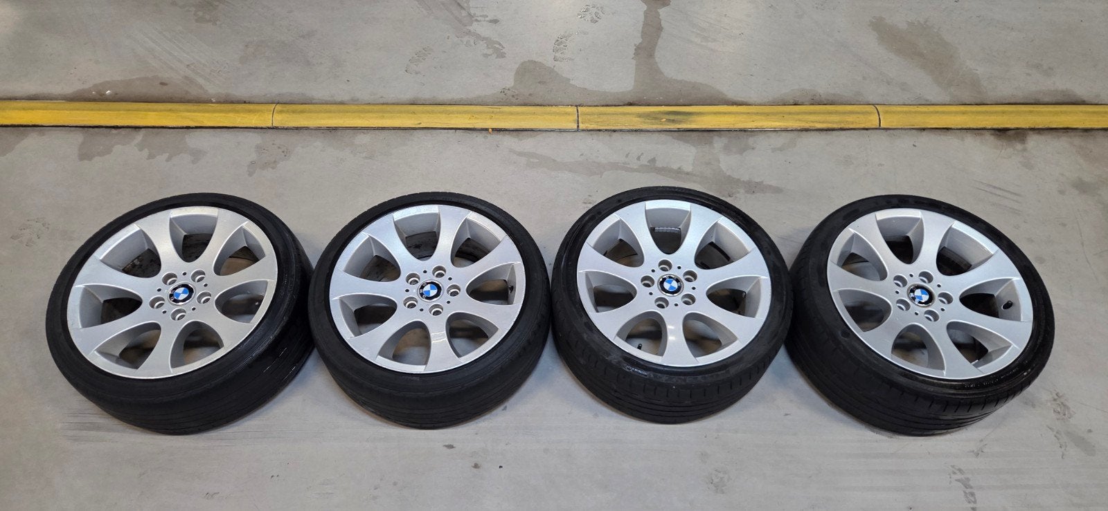 BMW Style 162 Wielen set 18" breedset E90, E91, E93, 18 inch, Gebruikt, Banden en Velgen, Ophalen of Verzenden