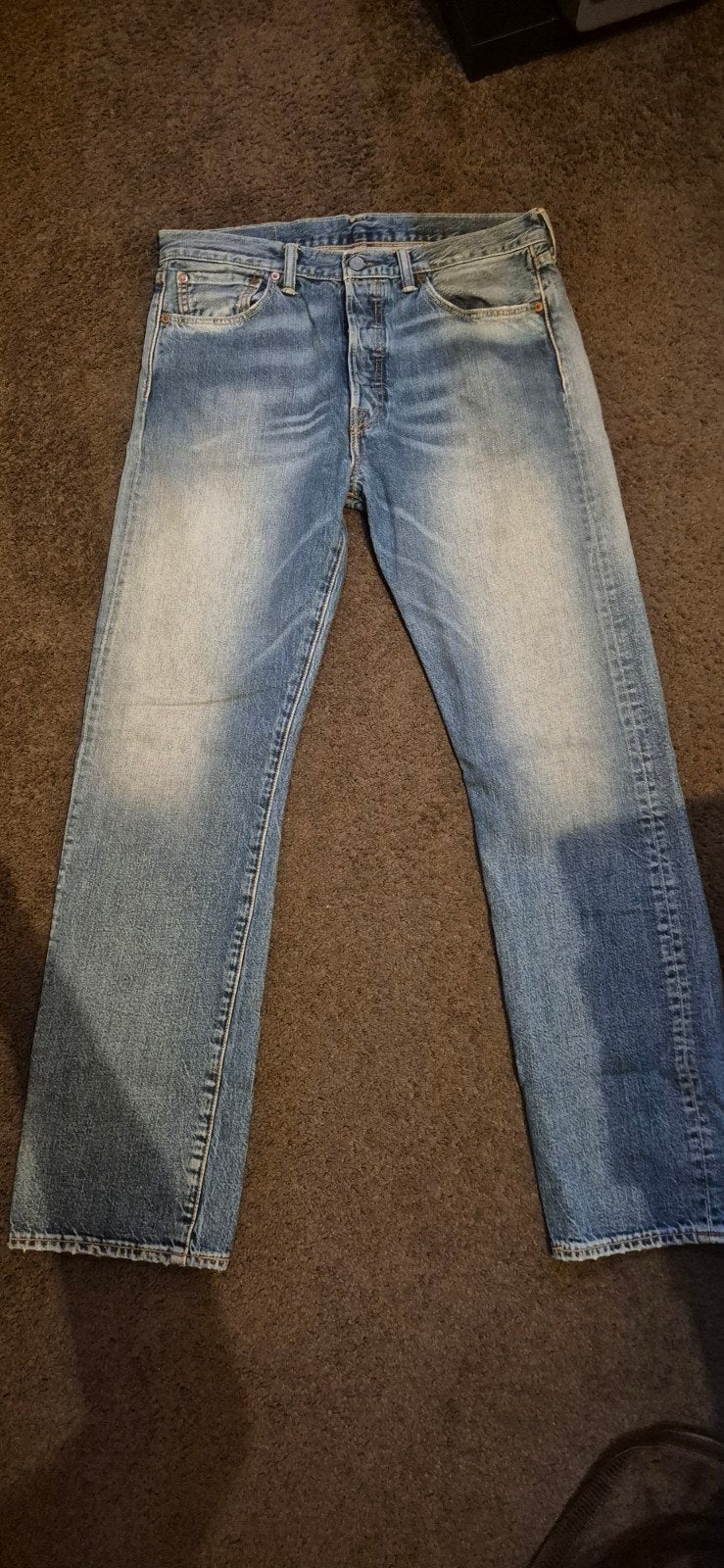 Levi's 501 Jeans - W33 L32 - Zo goed als nieuw, Kleding | Heren, Levi's, Blauw, Ophalen of Verzenden, Zo goed als nieuw