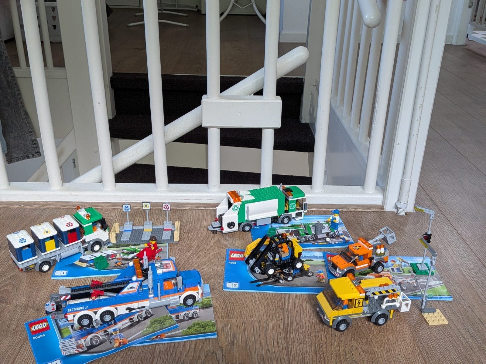 lego City opruimers 60056, 60054, 4206, 4032, Kinderen en Baby's, Speelgoed | Duplo en Lego, City, Lego, Compleet, Ophalen of Verzenden