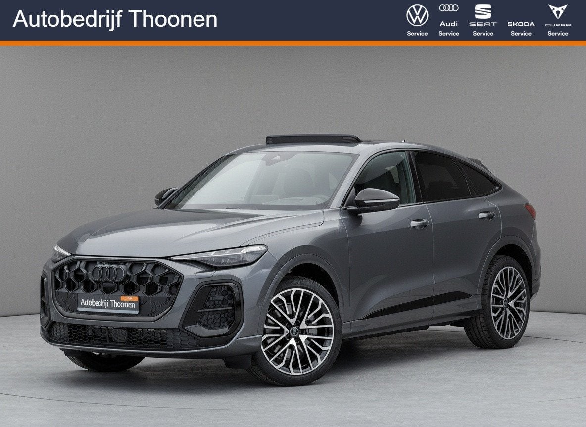 Audi Q5 Sportback 2.0 TFSI e-hybrid quattro S edition | Trek, Auto's, Automaat, Dealer onderhouden, Stof, Gebruikt