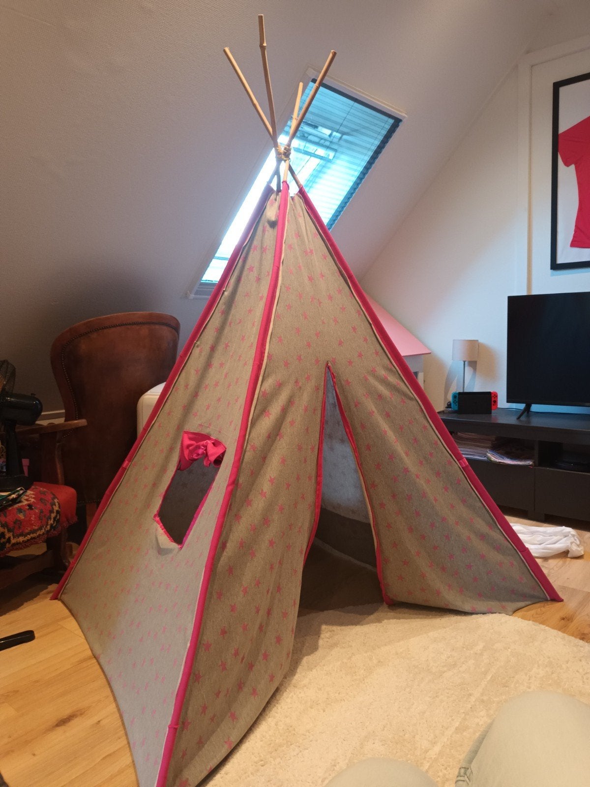 Tipi tent, Ophalen, Zo goed als nieuw
