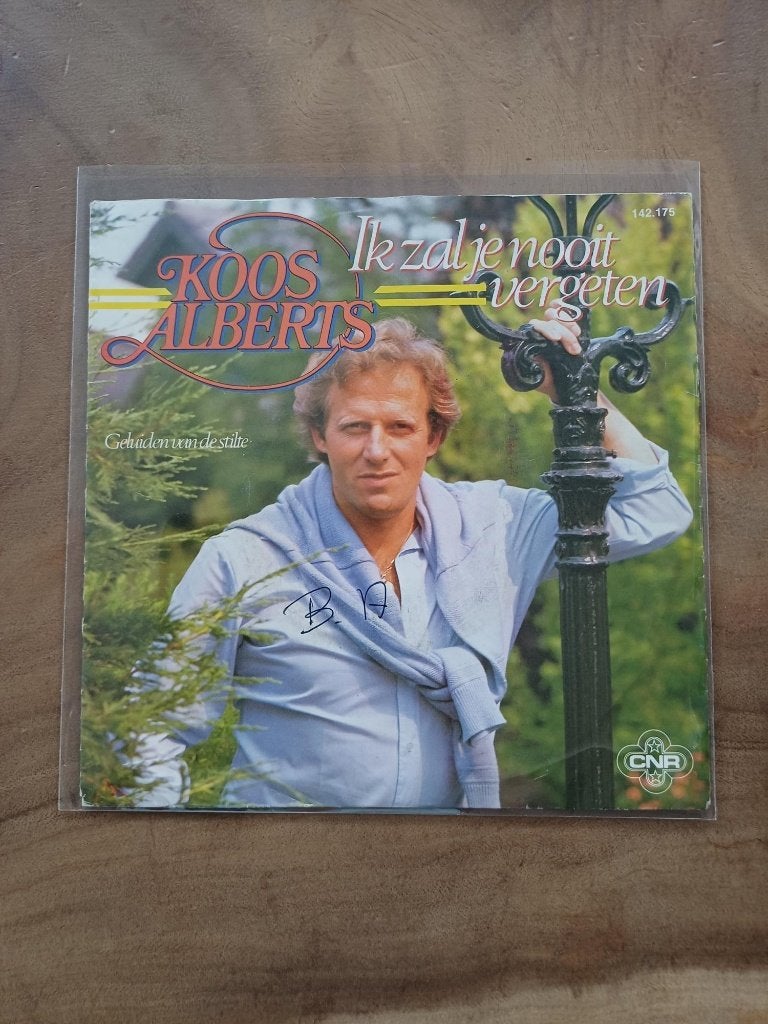 Koos Alberts - Ik Zal Je Nooit Vergeten - Vinyl - Single, 7 inch, Ophalen of Verzenden, Zo goed als nieuw, Levenslied of Smartlap