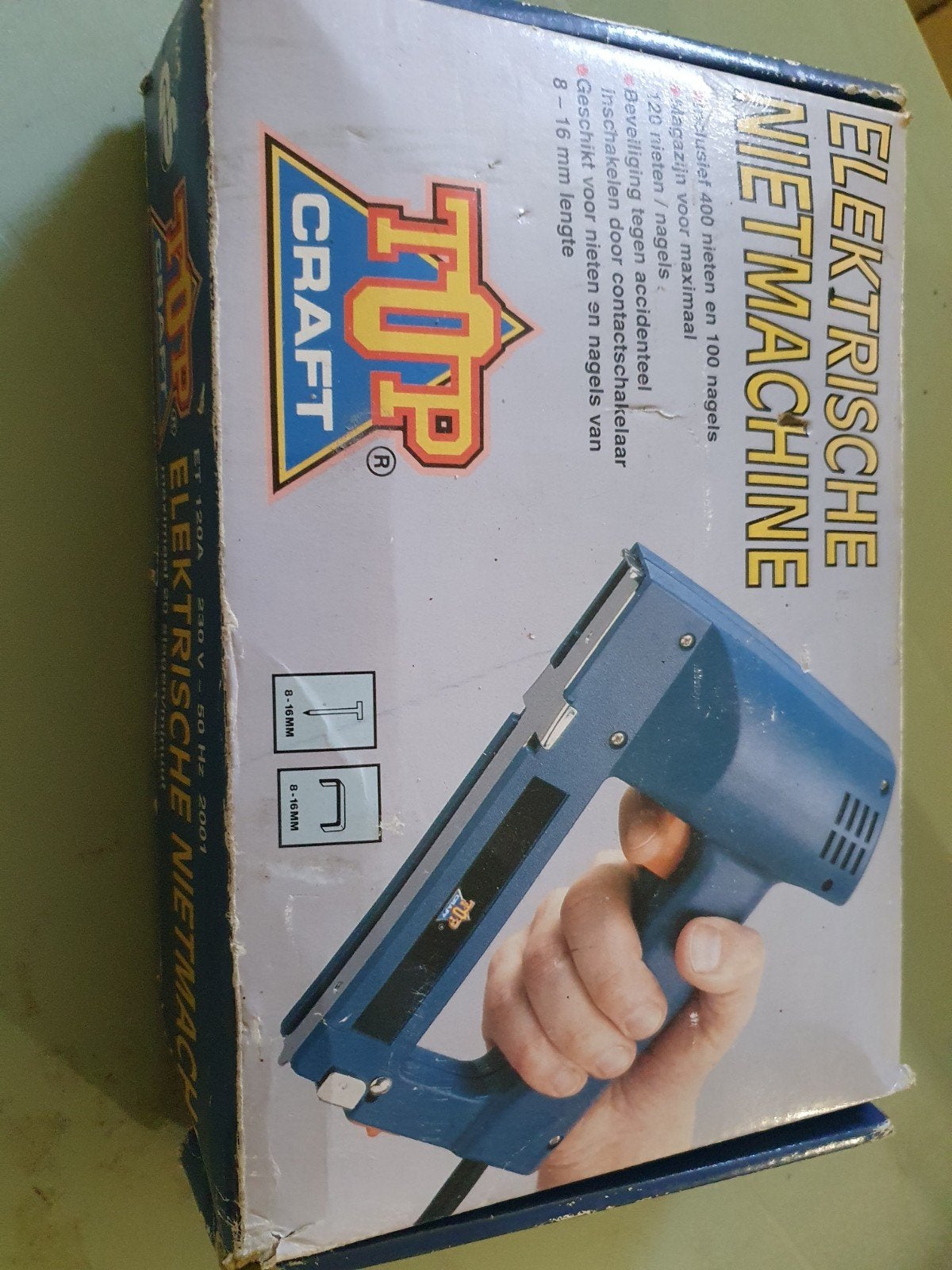 Top Craft Elektrische Nietmachine ET 120A, Ophalen of Verzenden, Gebruikt