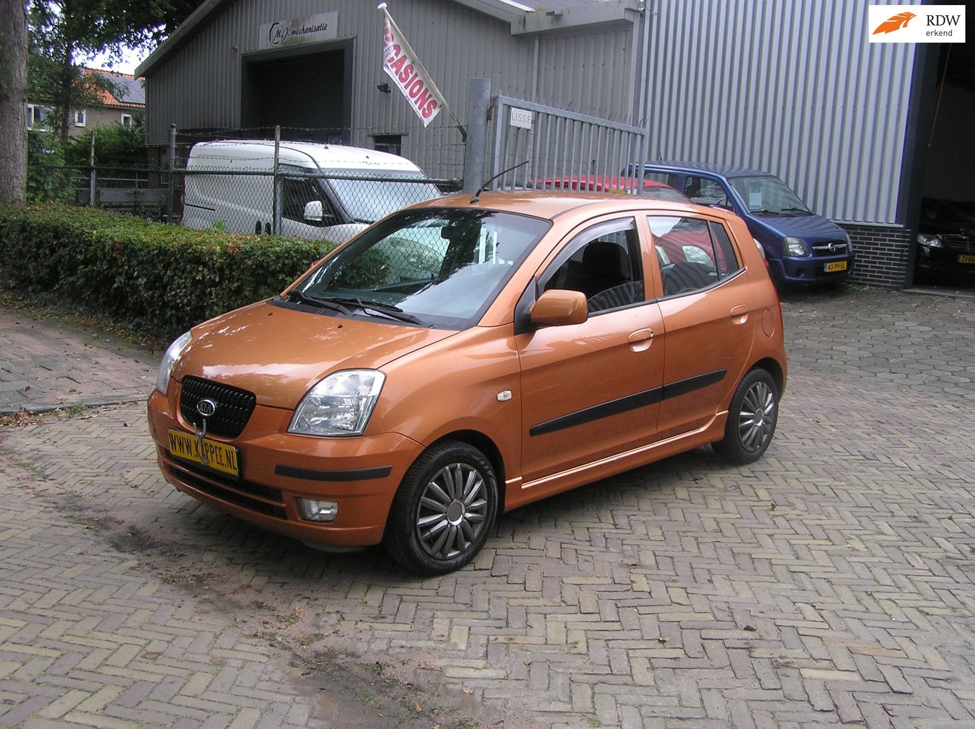 Kia Picanto 1.0 M-bition 163 d km nao airco nieuwe apk, Auto's, Voorwielaandrijving, Stof, 400 kg, 61 pk