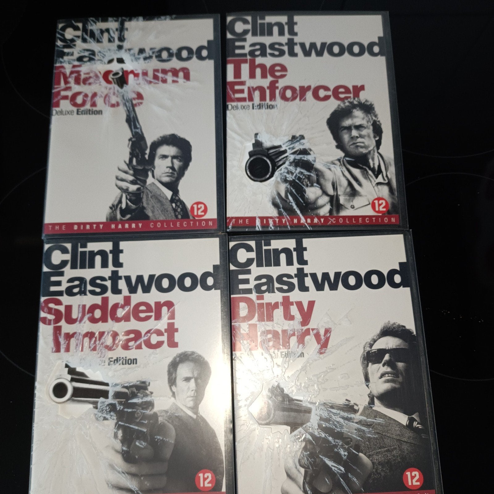 Clint Eastwood 4 DVD s, Ophalen of Verzenden, Vanaf 12 jaar, Gebruikt, Engels