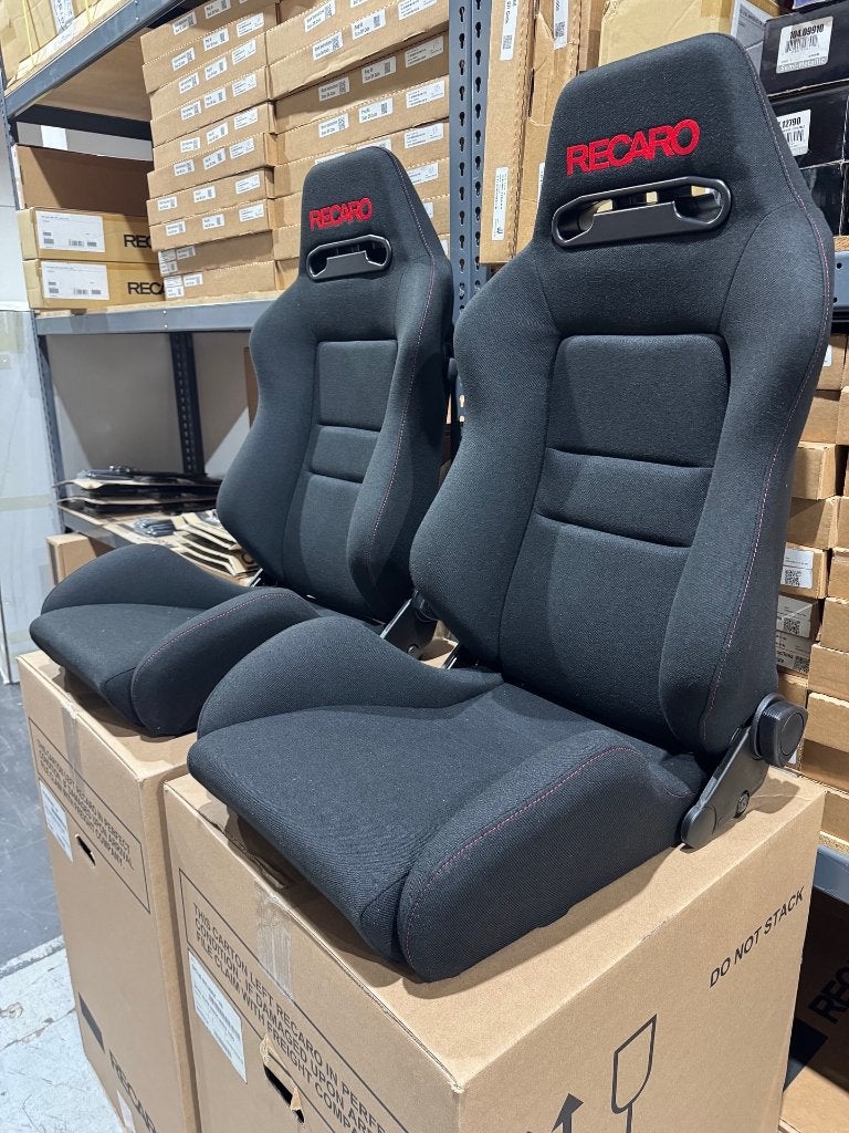 Recaro SR5 Speed stof velours zwart kuipstoel sportstoel