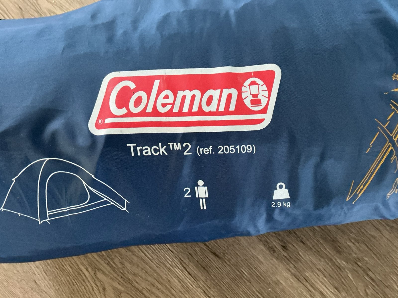 Coleman track 2 nieuwe licht gewicht tent., Caravans en Kamperen, Ophalen, Nieuw, Tot en met 2