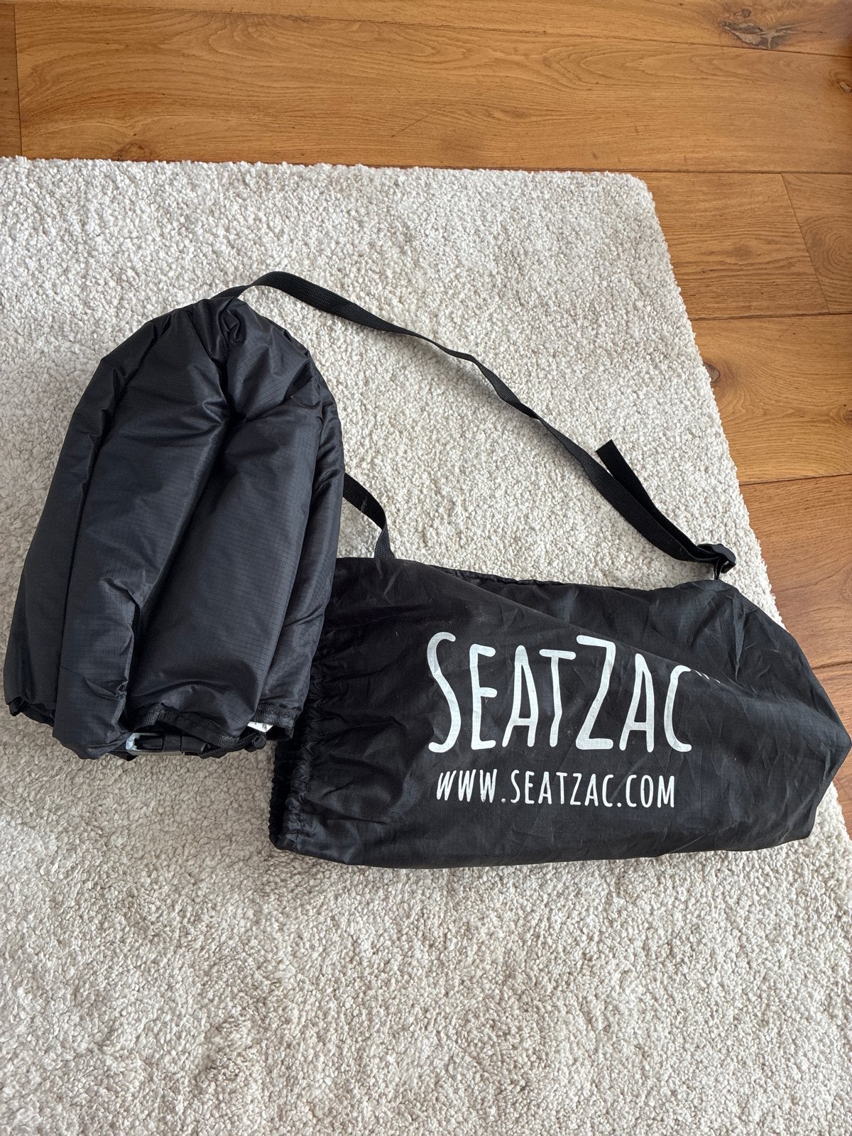 SeatZac opblaasbare zitzak - zwarte kleur, Ophalen of Verzenden, Nieuw