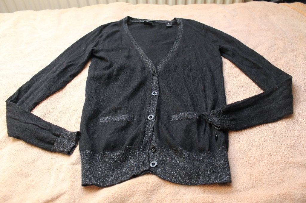 Maison Scotch Zwart Vest met Glitterdetails - Maat S, Verzenden, Zwart, Maison Scotch, Zo goed als nieuw