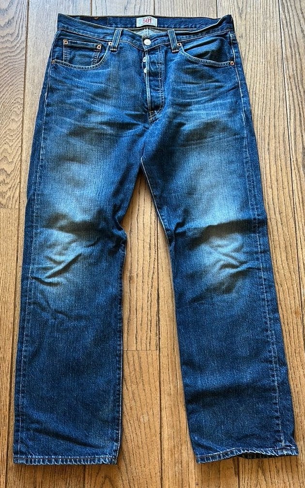 Levi 501 W33 L30 te koop, Ophalen of Verzenden, Zo goed als nieuw, Blauw, W27 (confectie 34) of kleiner
