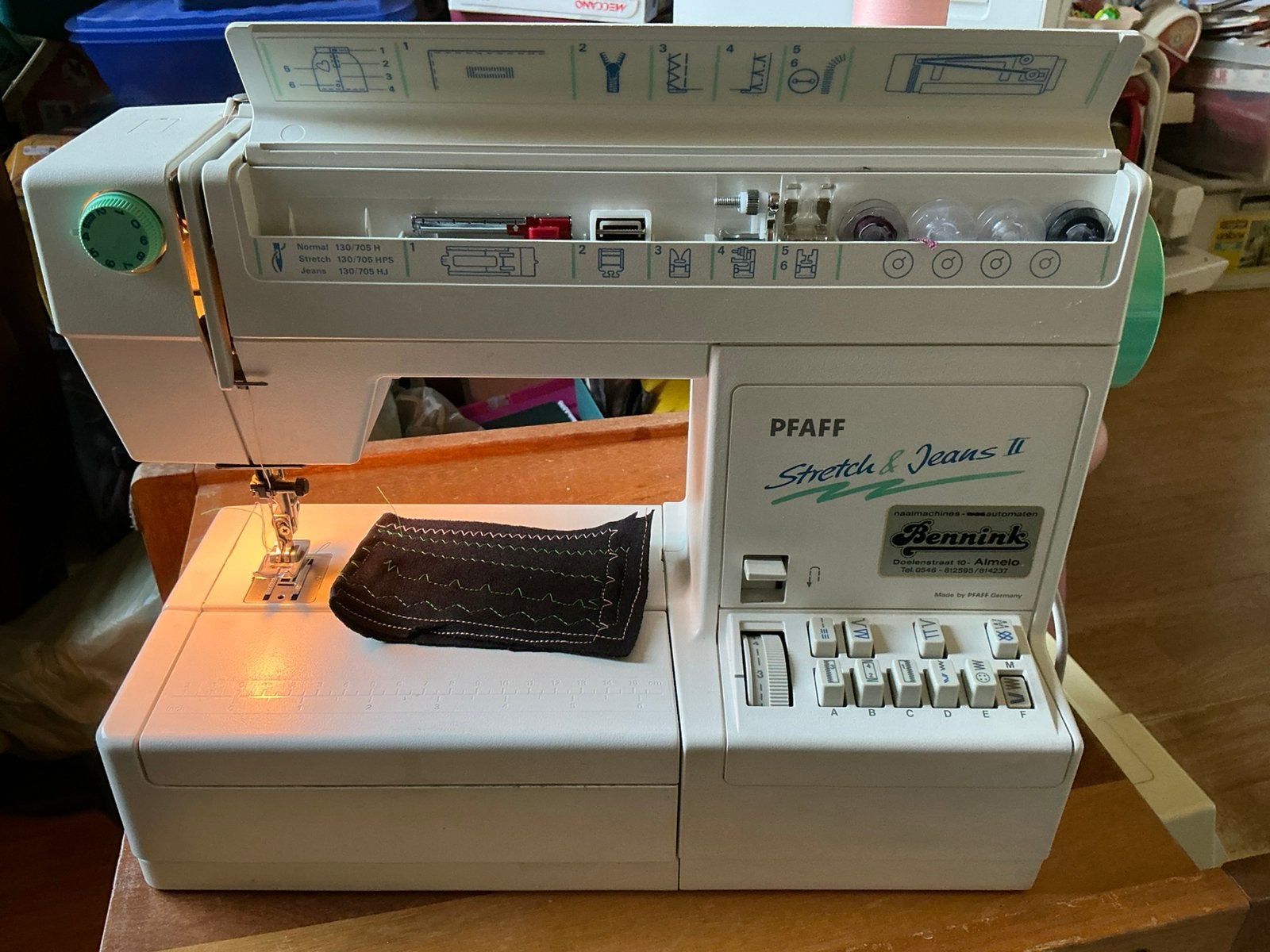 Pfaff Stretch & Jeans II naaimachine, Ophalen, Gebruikt, Naaimachine, Pfaff