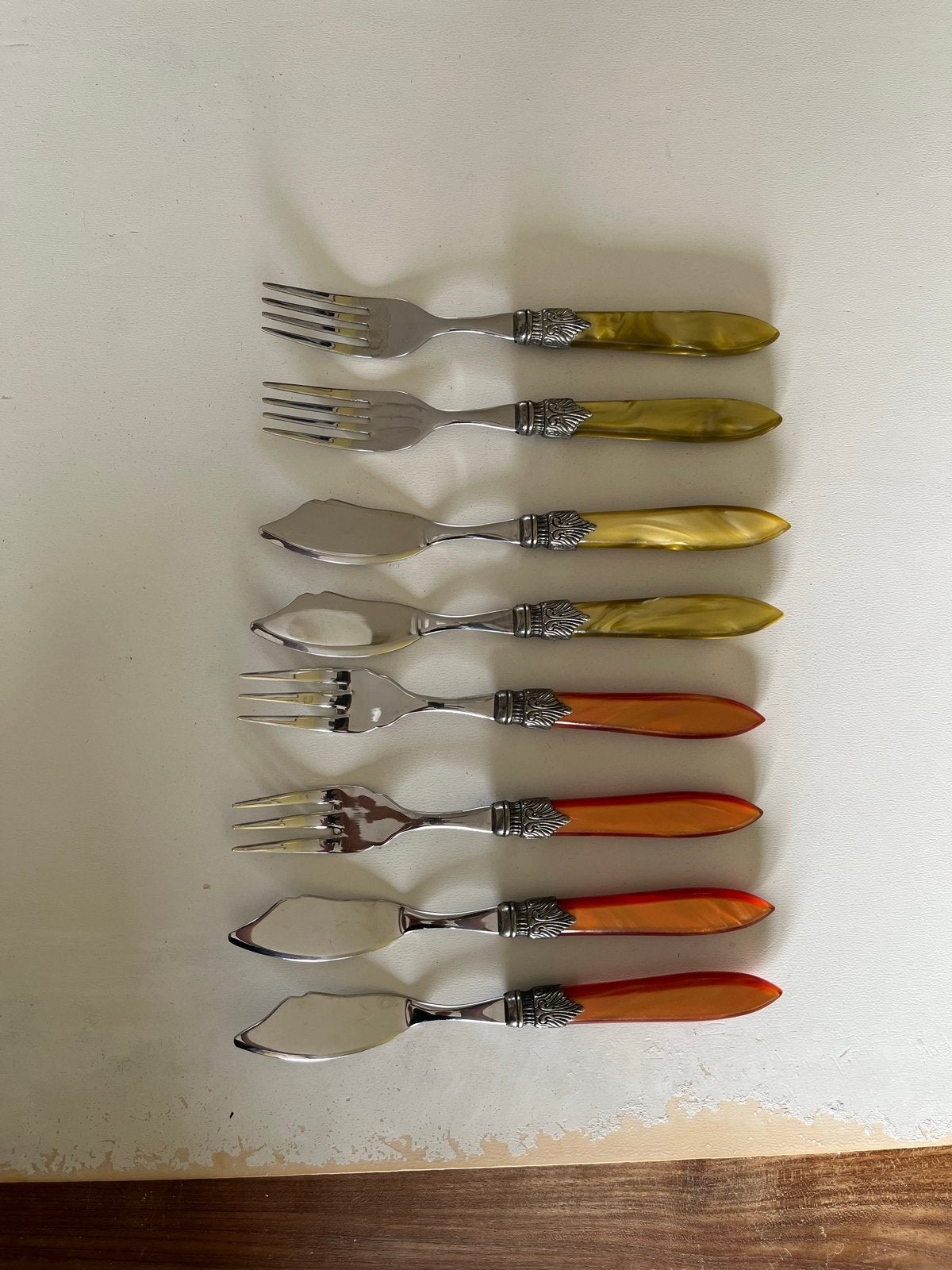 Visbestek Set - Made in Italy 18/10, Ophalen of Verzenden, Rvs of Chroom
