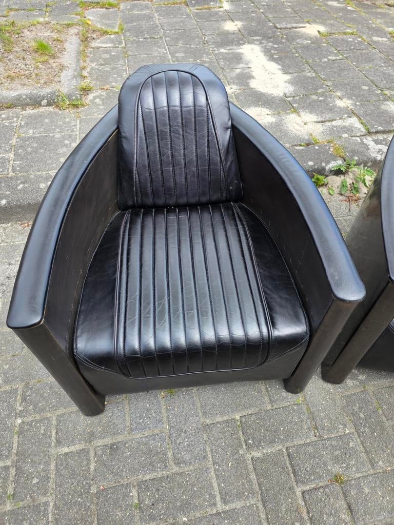 Vintage Aviator fauteuil aluminium / leer + GRATIS BEZORGING, Huis en Inrichting, Fauteuils, Gebruikt, Onbekend, 75 tot 100 cm
