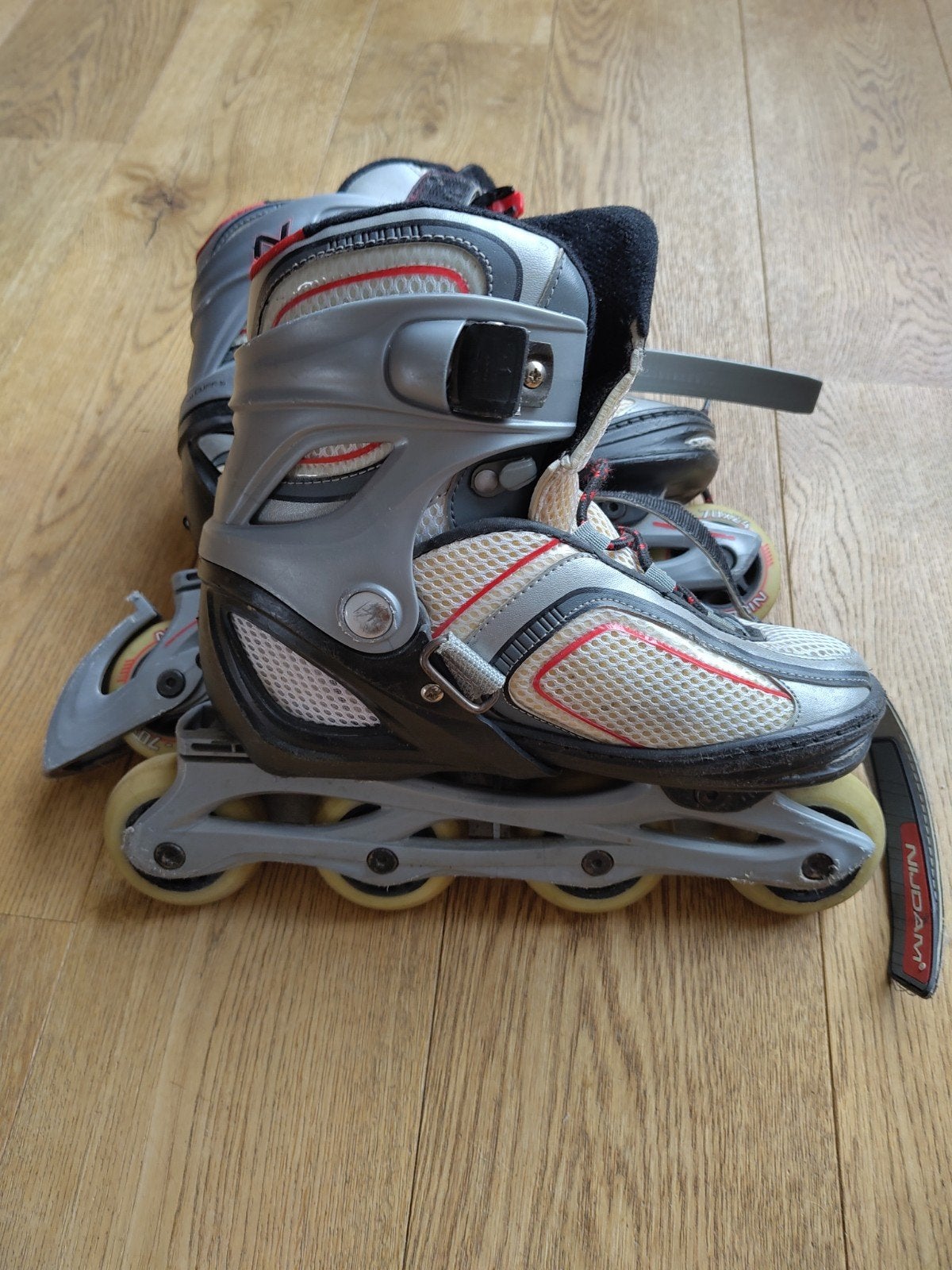 Verstelbare Nudam inline skates, maat 38-41, Sport en Fitness, Overige merken, Ophalen of Verzenden, Inline skates 4 wielen, Verstelbaar