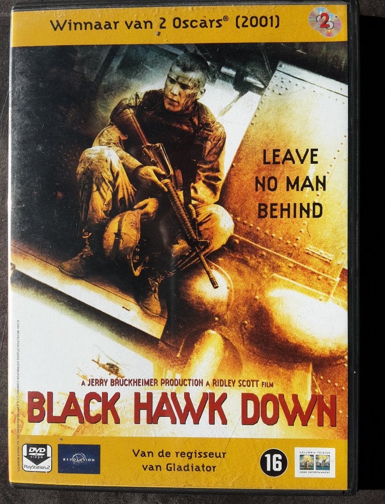 DVD - Black Hawk Down - Actie Film, Engels, Vanaf 16 jaar, Nederlands, Ophalen of Verzenden
