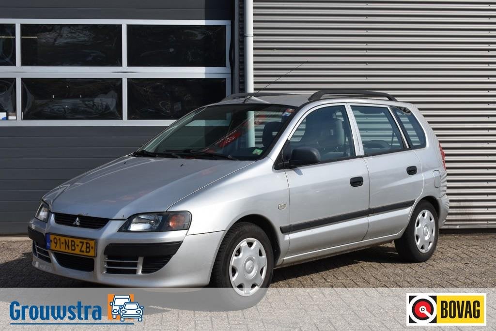Mitsubishi SPACE STAR 1.6 FAMILY / AIRCO / APK T/M 16-10-26, Gebruikt, 4 cilinders, Handgeschakeld, Zilver of Grijs