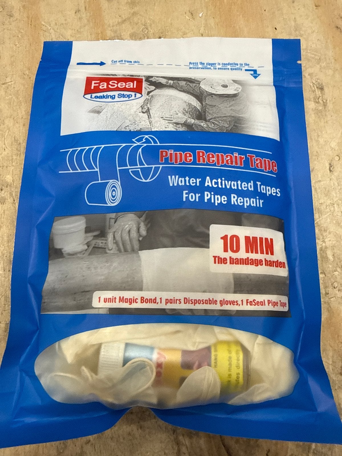 FaSeal Pijpreparatietape - Watergeactiveerd, Ophalen of Verzenden, Nieuw