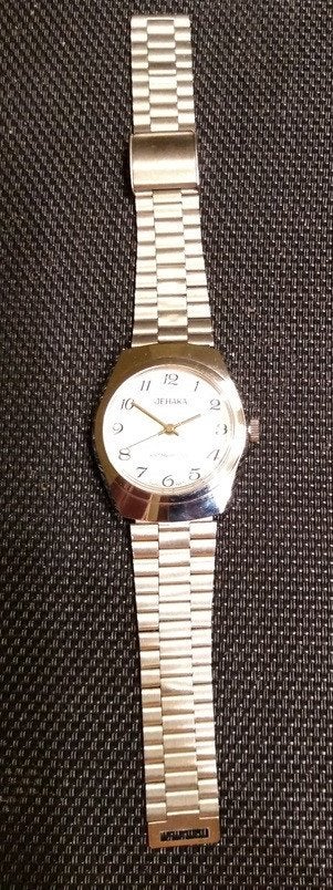Jehaka horloge stainless (staat stil) Zwitserse onderdelen, Overige merken, Overige materialen, Gebruikt, Polshorloge