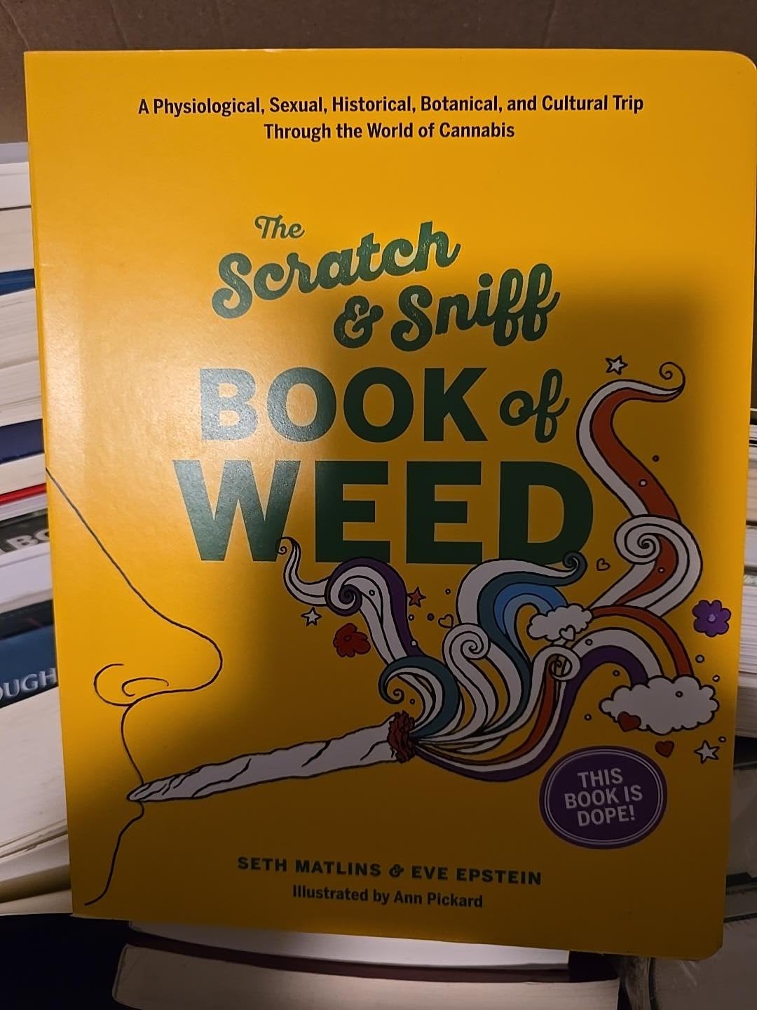 The Scratch & Sniff Book of Weed – Matlins & Epstein | Canna, Ophalen of Verzenden, Zo goed als nieuw