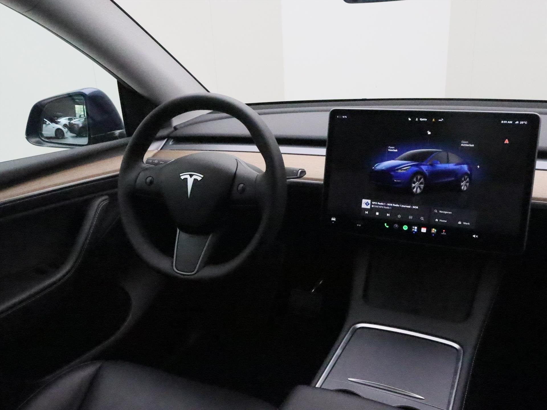 Tesla Model Y Long Range AWD 94% SoH [ AMD RYZEN+ENHANCED AU, Auto's, Automaat, Gebruikt, Zwart, Blauw