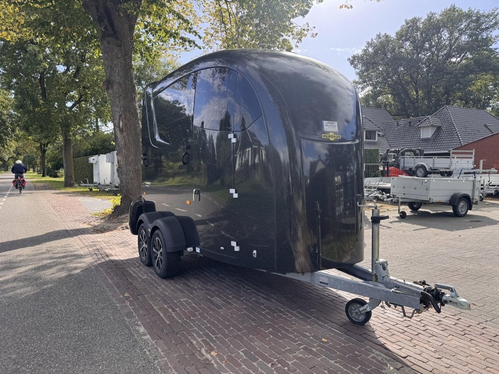 Humbaur Maximus 2700kg luxe trailer! zo goed als nieuw!, Gebruikt, Polyester, 2-paards trailer