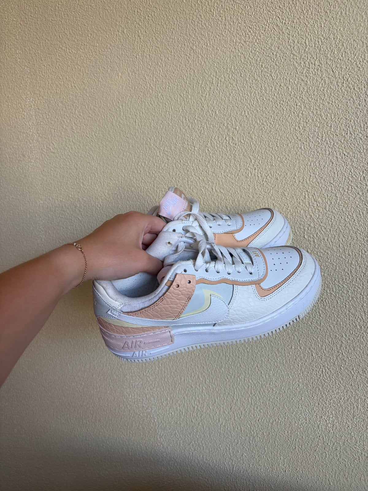 Nike air force shadow sneakers maat 40, Wit, Ophalen of Verzenden, Sneakers of Gympen, Zo goed als nieuw