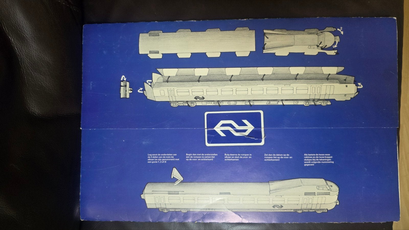 NS IC3 Trein Bouwplaat, Ophalen of Verzenden, Nieuw, Overige typen