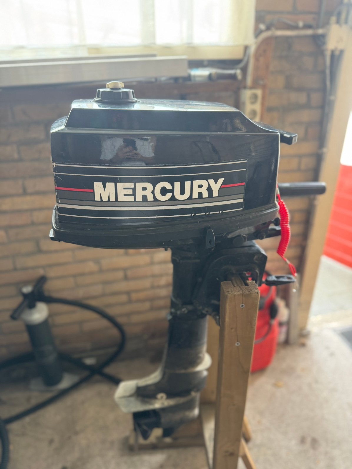 Mercury 4pk 2takt, Ophalen, Gebruikt, Motor en Techniek, Zeilboot of Motorboot