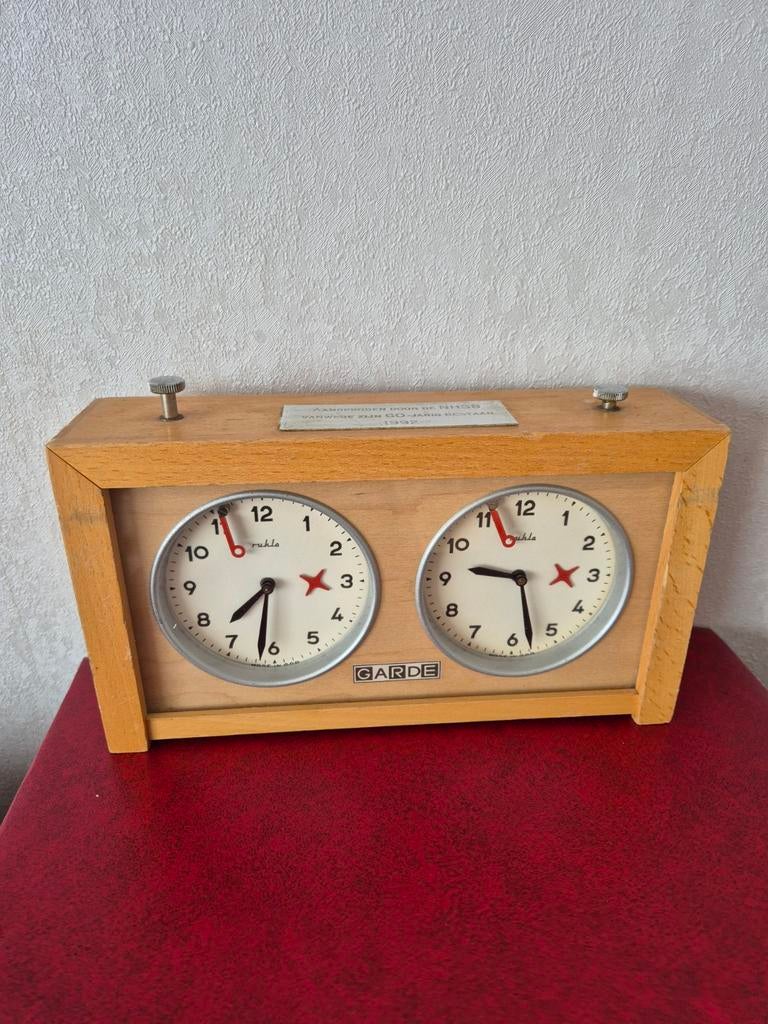 Zeldzame vintage Ruhla/Gardé mechanische West-duitse tafel/, Ophalen of Verzenden