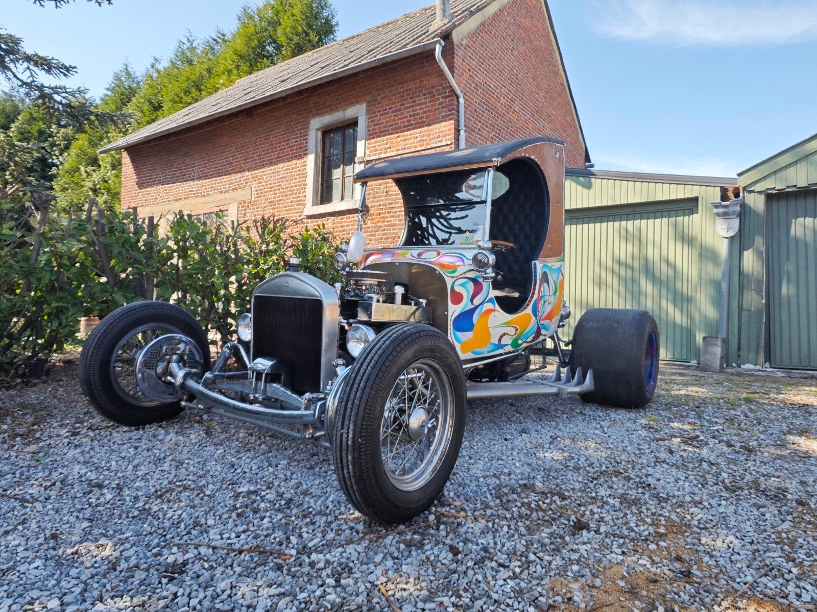 Hot rod 1950 us nailhead t Bucket show car
