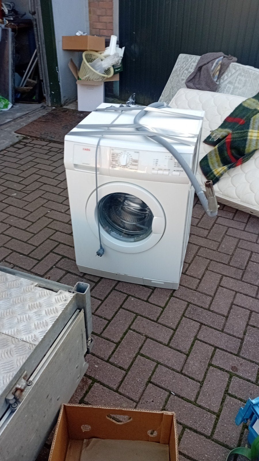 AEG Voorlader Wasmachine - Gebruikt, Ophalen, 6 tot 8 kg, Voorlader, 85 tot 90 cm