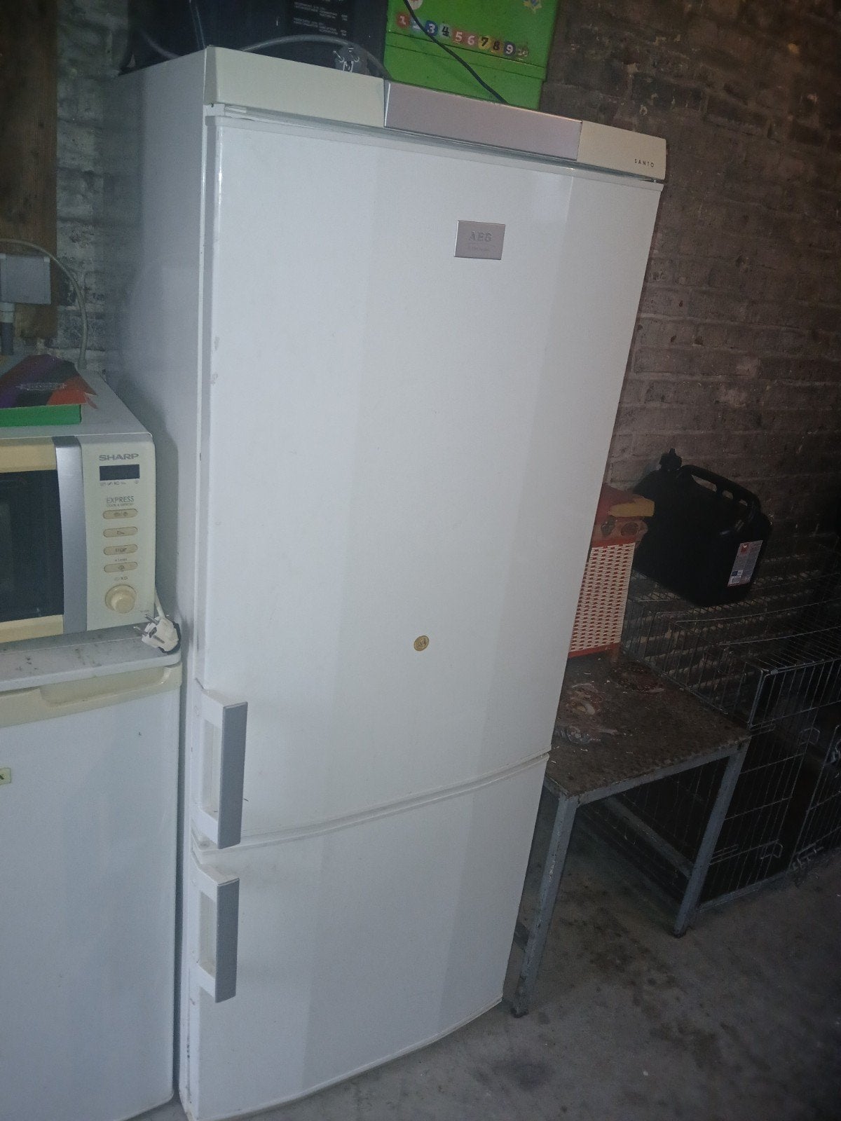 AEG Combi Koelkast met Vriezer, Witgoed en Apparatuur, Ophalen, 150 tot 200 liter, Gebruikt, 60 cm of meer