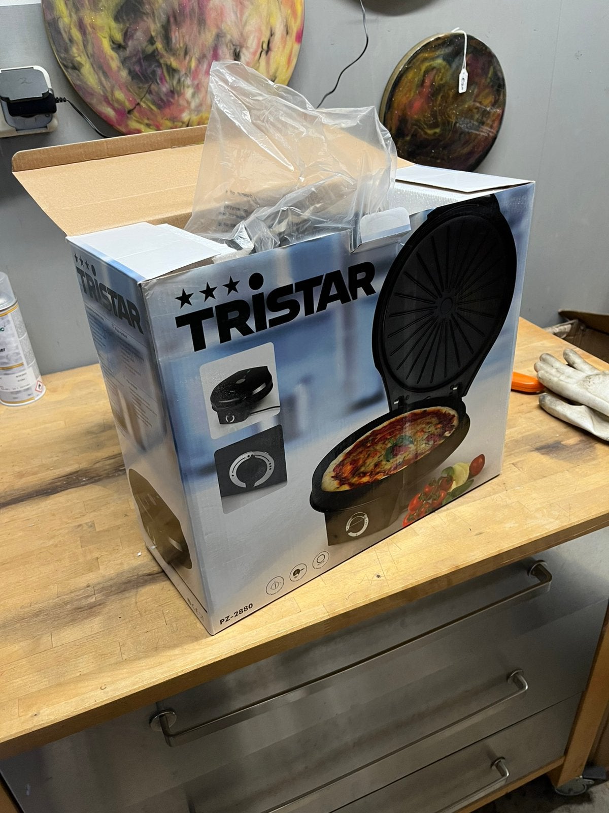 Tristar PZ-2880 Pizzamaker, Witgoed en Apparatuur, Minder dan 45 cm, Minder dan 45 cm, Pizzaoven, Nieuw