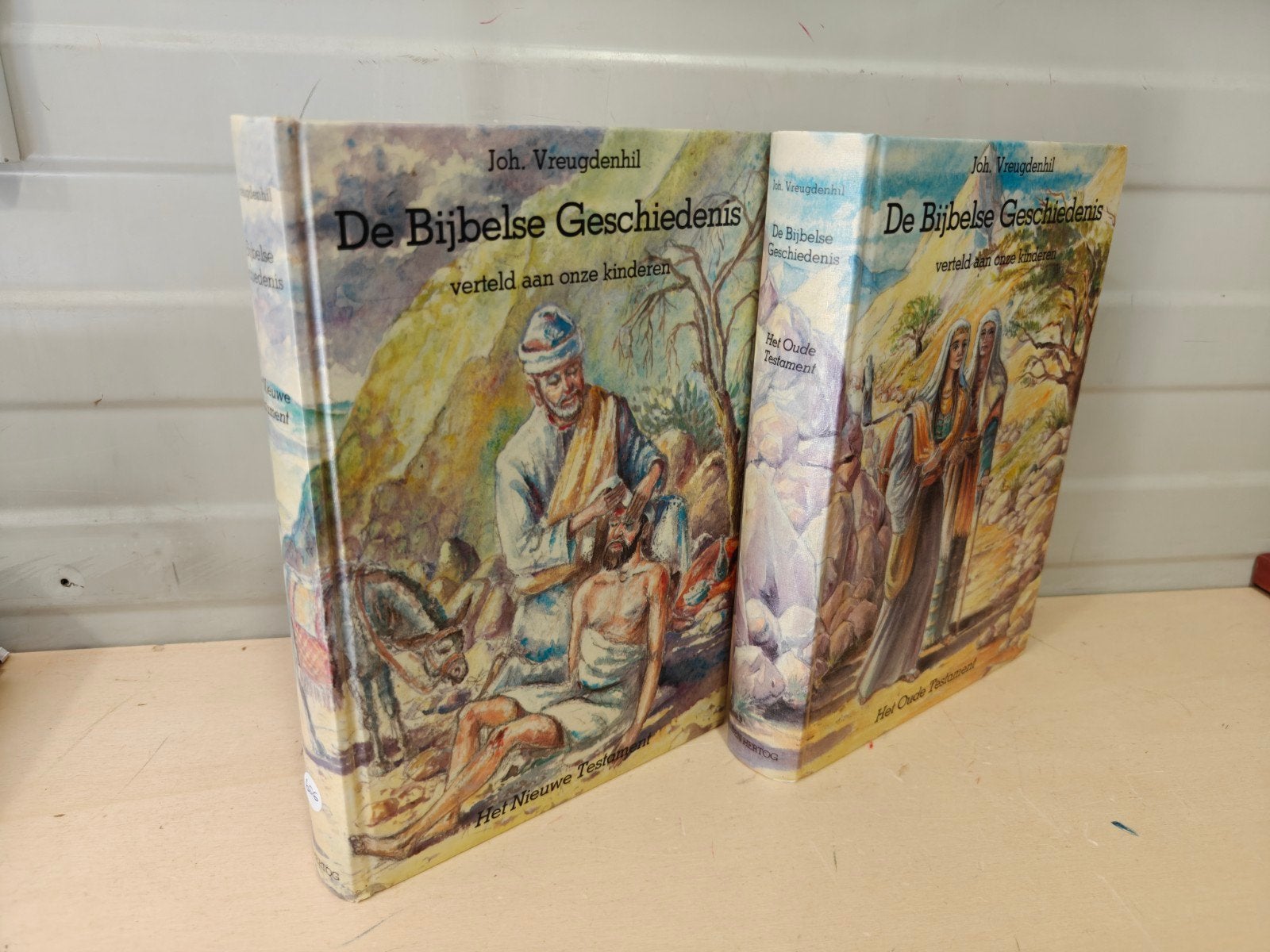 Nr. 666 Joh. Vreugdenhil: De Bijbelse Geschiedenis., Boeken, Ophalen of Verzenden, Gelezen, Joh. Vreugdenhil