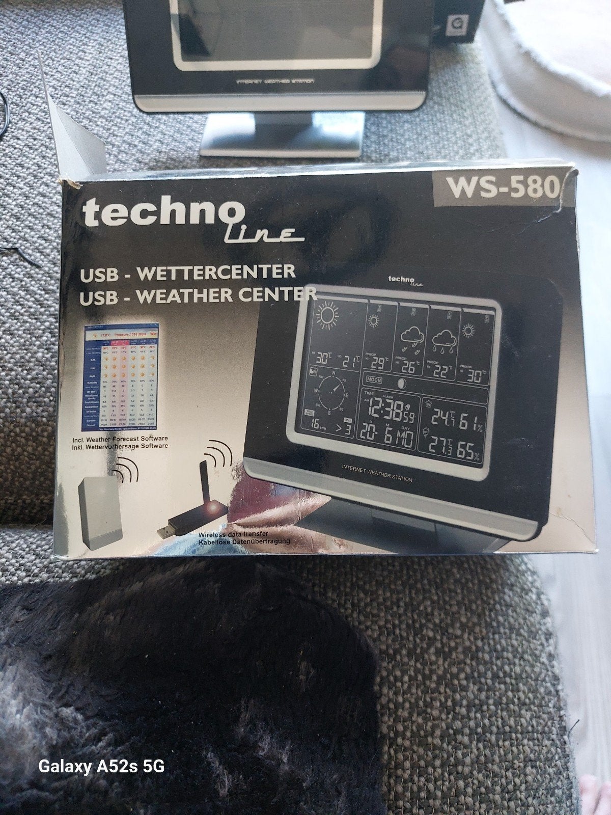 Tecnoline USB WS_580  USB weerstation, Ophalen