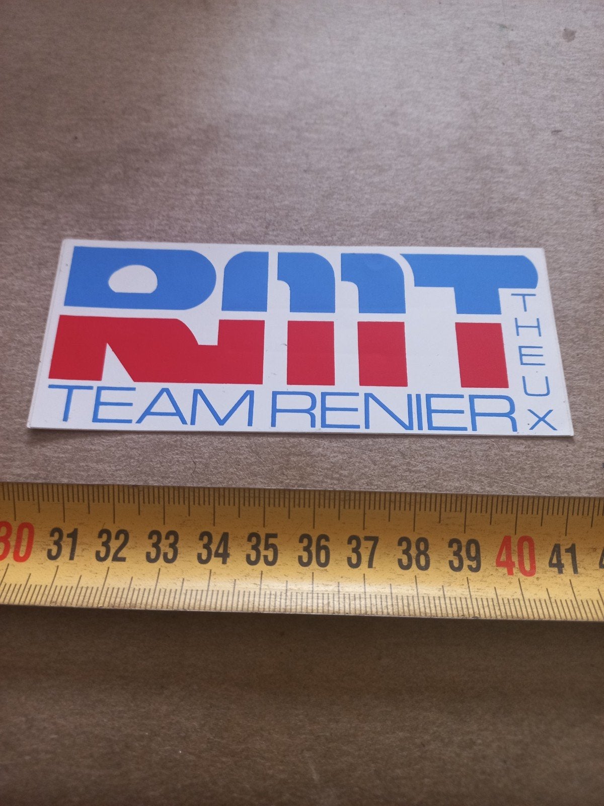 RIT Team Renier sticker, Ophalen of Verzenden