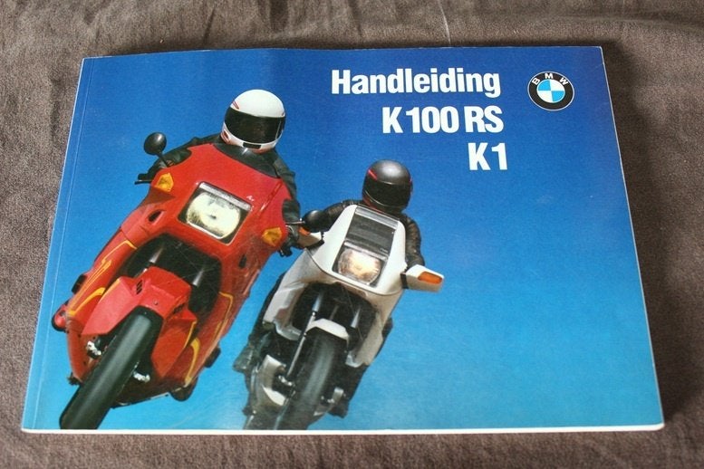 BMW K100 RS K1 1991 motorfiets handleiding / instructie boek, Motoren, Handleidingen en Instructieboekjes, Ophalen of Verzenden