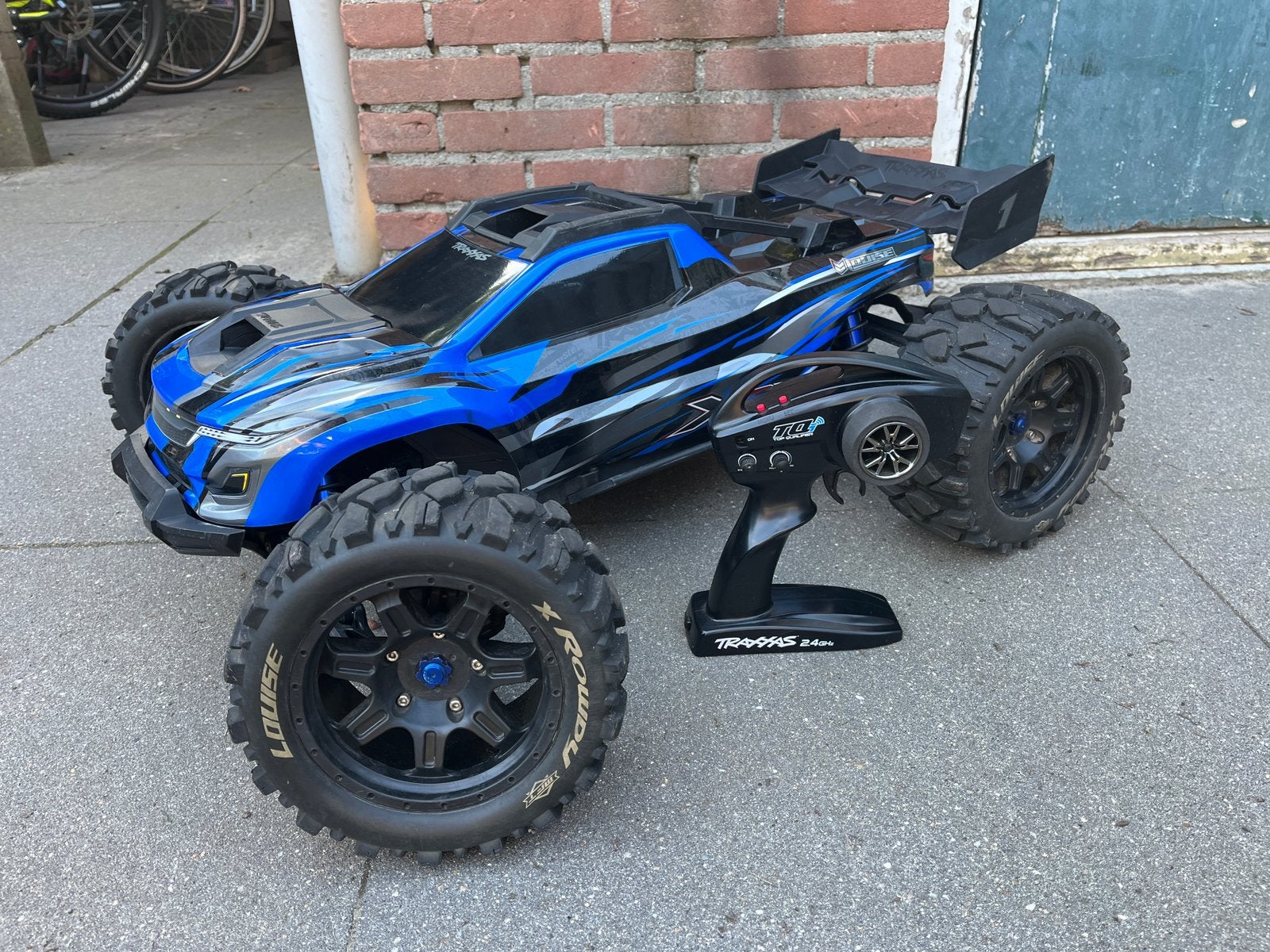 Traxxas XRT 1/5 8S Brushless Truggy HW max5 TSM RTR Blauw, Elektro, Auto offroad, Ophalen of Verzenden, Zo goed als nieuw