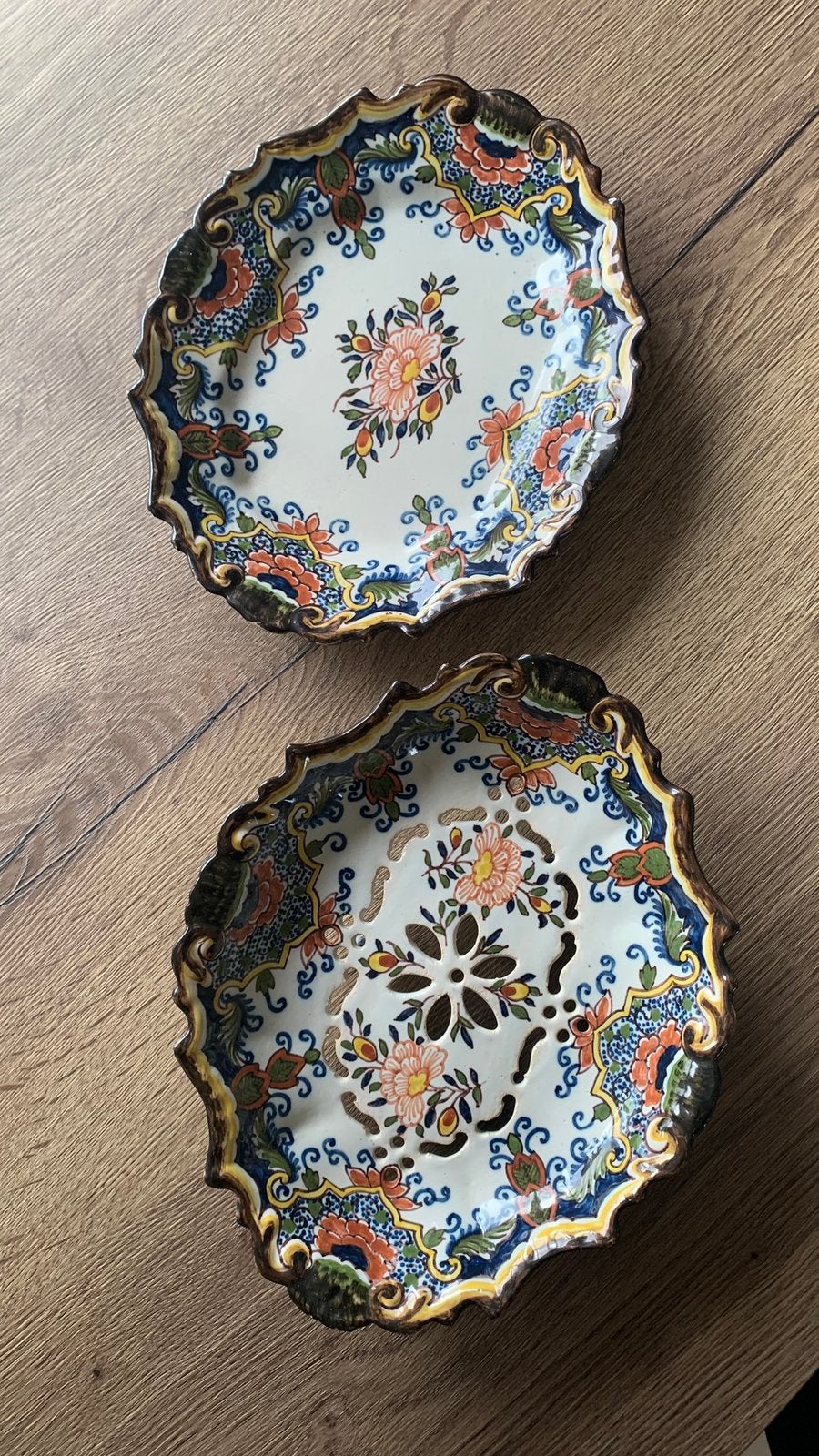 Handbeschilderd aardewerk/keramiek. Tichelaar Makkum., Antiek en Kunst, Ophalen
