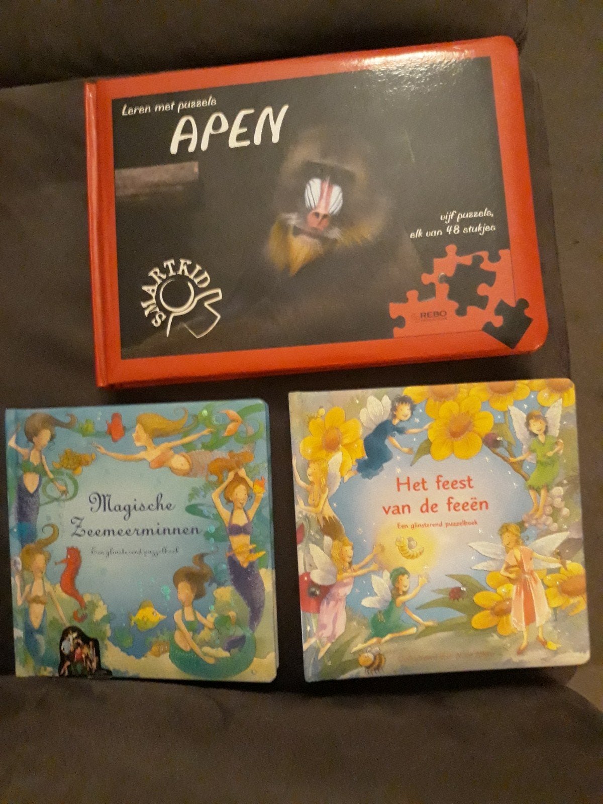3Lees/puzzelboek+Boek 365 verhaaltjes voor het slapengaan, Boeken, Kinderboeken | Kleuters, Ophalen, 5 of 6 jaar, Jongen of Meisje