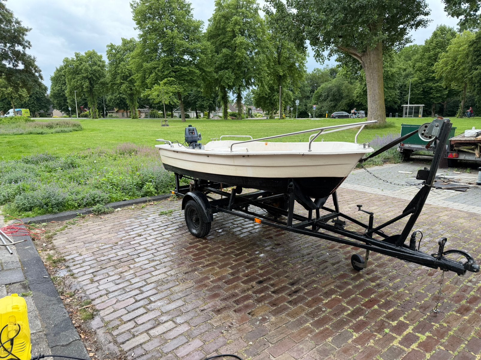 Marita 305 met buitenboordmotor en trailer, Watersport en Boten, Ophalen of Verzenden, Gebruikt, Overige typen, Motorboot